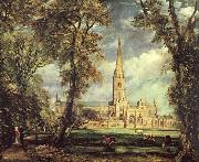 John Constable Sailsbury Cathedral From the Bishop-s Garden china oil painting reproduction